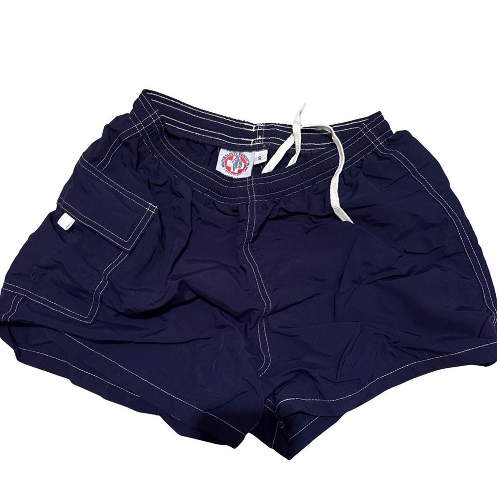 Women's Dark Blue Athletic Shorts
